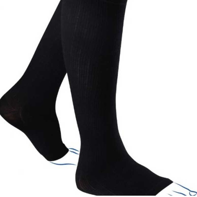 Chaussettes de contention Homme City Confort Coton Classe 3 par Thuasne - Coloris Noir - Pieds Ouverts Chaussettes de contention Homme City Confort Coton Classe 3 par Thuasne - Coloris Noir - Pieds Ouverts