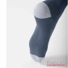 Chaussettes de contention Homme Styles Colors classe 2 par Sigvaris - Coloris Bleu et Gris clair - Semelle