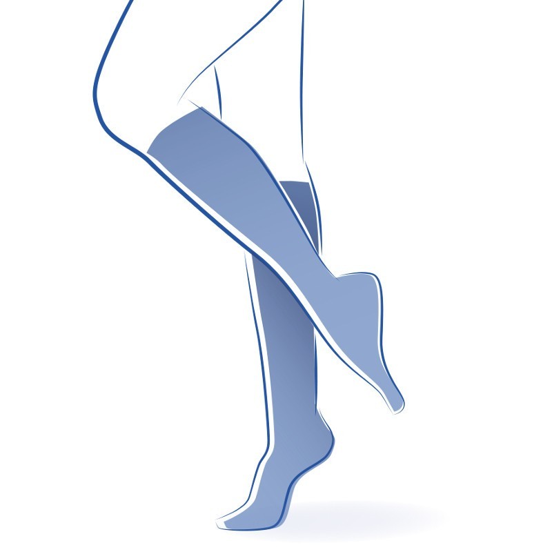 Chaussettes de contention Venoflex Kokoon de Thuasne. Silhouette Chaussettes de contention Venoflex Kokoon de Thuasne. Silhouette