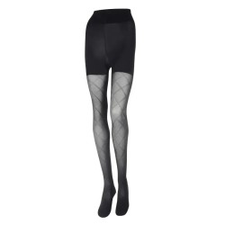 Collant de contention classe 2 Femme Kokoon Absolu Fantaisie par Thuasne - Coloris Losange Noir