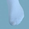 Chaussettes de contention Femme Venoflex Fast Lin par Thuasne - Coloris Bleu Azur - Zoom bout de pied