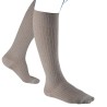 Chaussettes de contention Homme Venoflex Fast Lin par Thuasne - Coloris Grège - Vue Profil