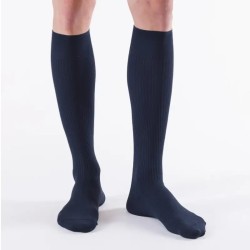 Chaussettes de contention Homme Venoflex Fast Air Classe 2 par Thuasne - Coloris Marine - Vue Avant