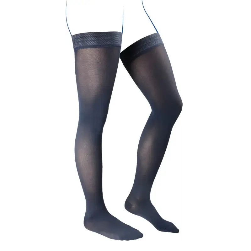 Bas de contention Femme Venoflex Secret Classe 2 par Thuasne - Coloris Marine