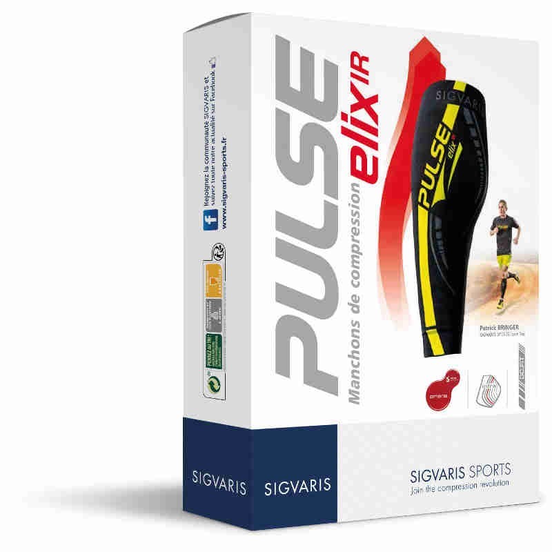 Packaging Manchon Pulse Elixir de Sigvaris - Coloris Lime Packaging Manchon Pulse Elixir de Sigvaris - Coloris Lime